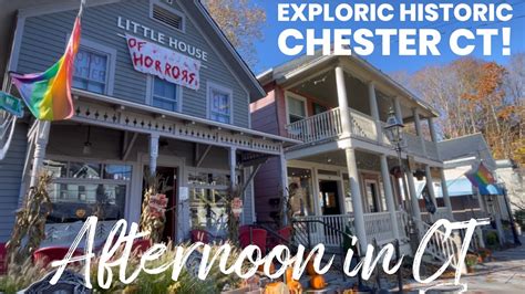 Chester Connecticut CT historic small town - YouTube