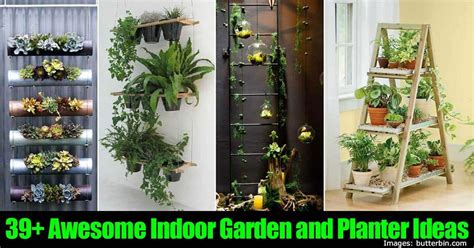 39+ Awesome Indoor Garden and Planter Ideas