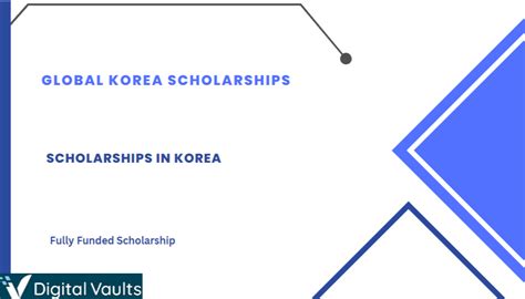 Global Korea Scholarships GKS 2024-2025 : Fully Funded Scholarship ...