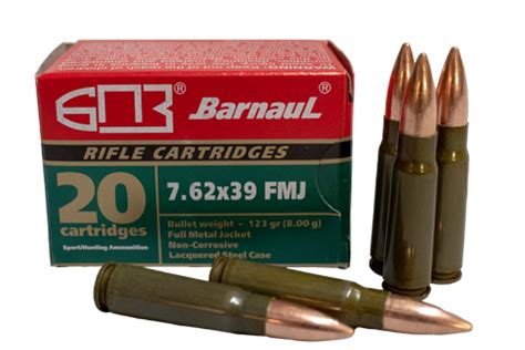 Barnaul Ammo: 762 x 39 with lacquered case