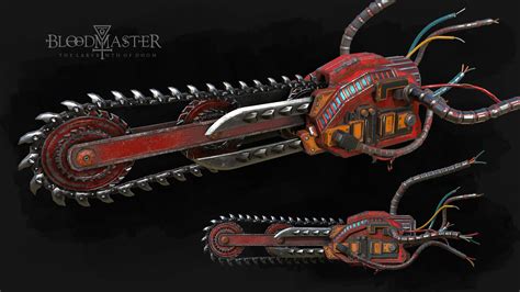 ArtStation - Chainsaw Weapon (ZBrush, Blender, SPainter)