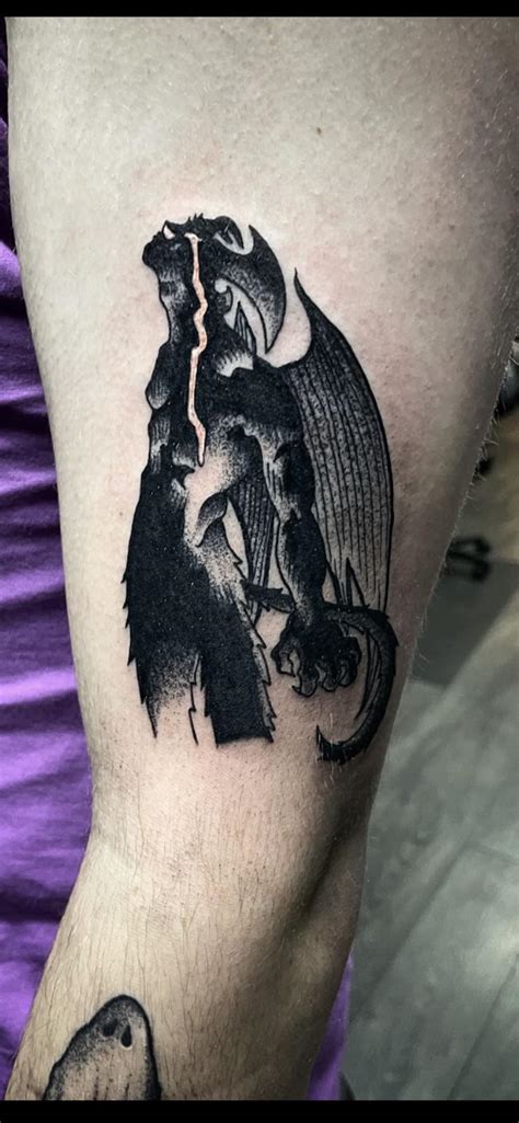 Finally got a tattoo of the goat ;) : r/DevilmanCrybaby