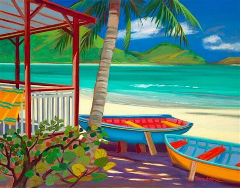 Pin on Caribbean art...Island life | Caribbean art, Island art, Beach ...