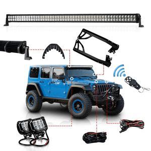 Jeep Wrangler LED Light Bars | Jeep lights, Jeep wrangler led lights ...