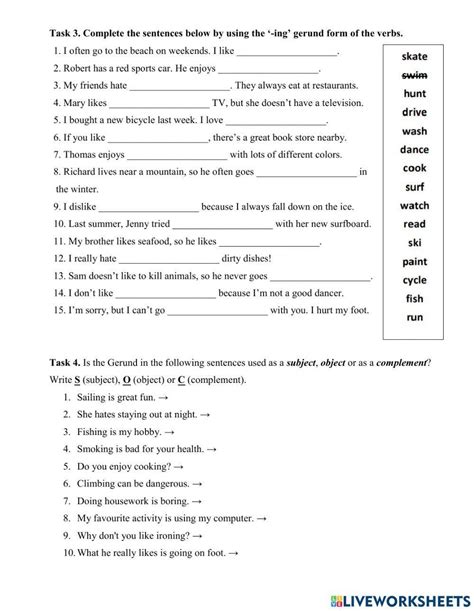 Subject Complement worksheet.docx - Name: Date: Subject - Worksheets Library