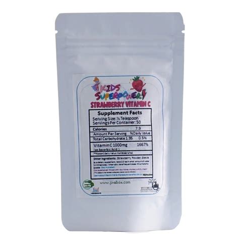 100gm Strawberry Supplement Vitamin C Powder, Packaging Type: Pouch at ...