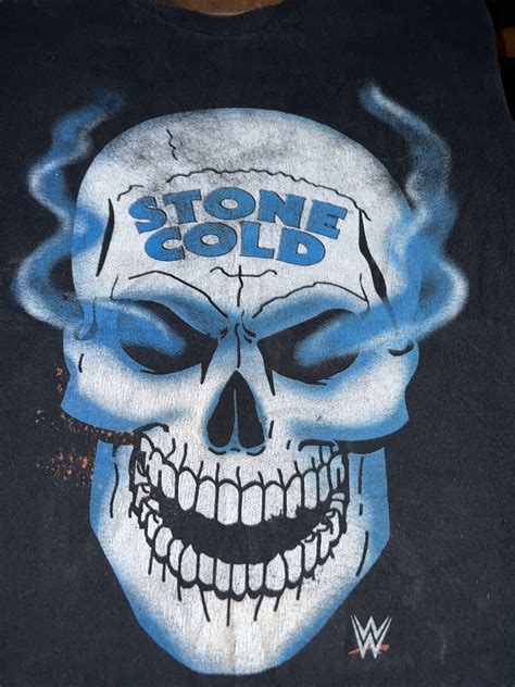 WWF Stone Cold Steve Austin 3:16 Smoking Skull T-Shir… - Gem