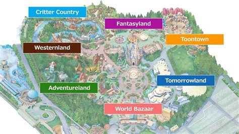 Tokyo Disney Land Map | Tokyo disneyland, Disneyland map, Disneyland