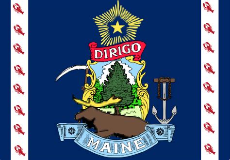 My Maine Flag Redesign : r/Maine