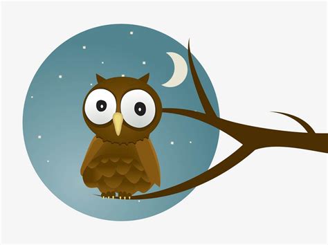 Cartoon Owl Vector | Owl cartoon, Cute owl cartoon, Owl images