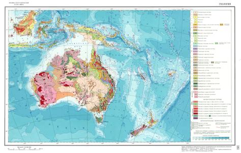 Геологическая карта Австралии
