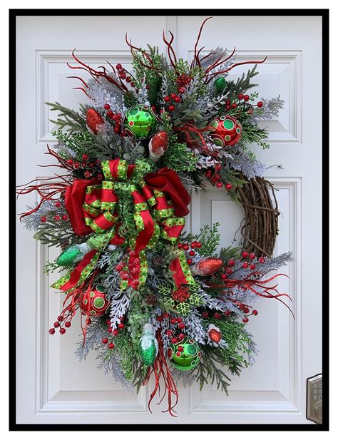 Fun Filled Festive Christmas Wreath | Christmas wreaths, Christmas ...