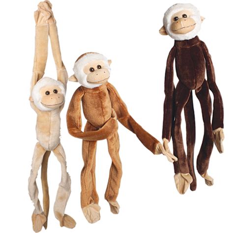 Wholesale 25" Jumbo Hanging Monkey Plush Toy - Assorted Colors