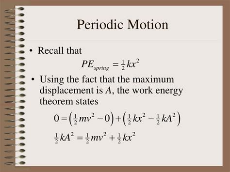 PPT - Periodic Motion PowerPoint Presentation - ID:160204