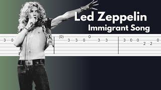 Led Zeppelin - Immigrant Song Tab - Stunning Music Tabs