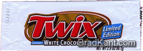 BradKent.com: Wrappers: Wrappers: Twix® - White Chocolate