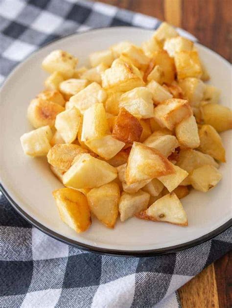 Extra Crispy Roasted Potato Cubes — Bless this Mess