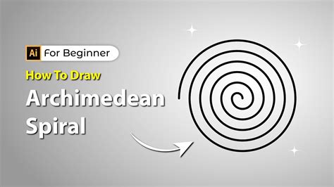 How to Draw Archimedean Spiral in Adobe Illustrator - YouTube