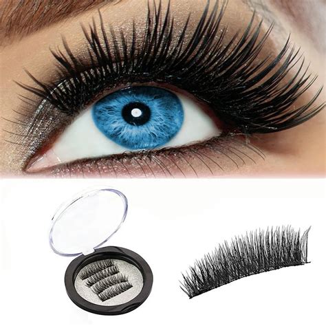 Aliexpress.com : Buy 2018 Hot Fashion 4PCS Magnetic Eyelashes Makeup Ultra thin 0.2mm Magnetic ...