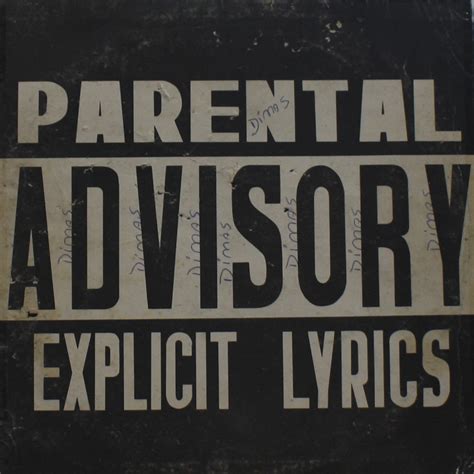 Parental Advisory Album Cover Template