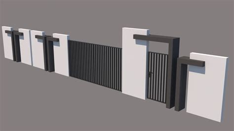 Modern Fence Design for Exterior Wall