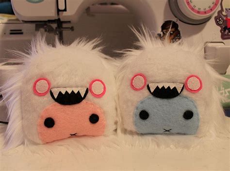 Yeti Babies- Blue or Pink | Pink, Plush, Baby blue