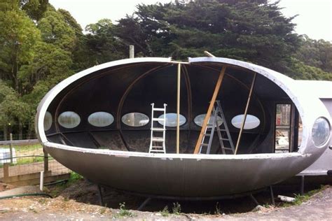 'Flying saucer' Futuro house for sale in Victoria | Modern contemporary ...