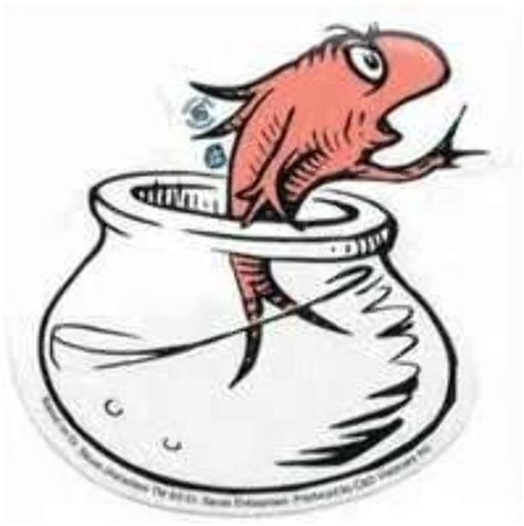 Download High Quality dr seuss clipart fish bowl Transparent PNG Images ...