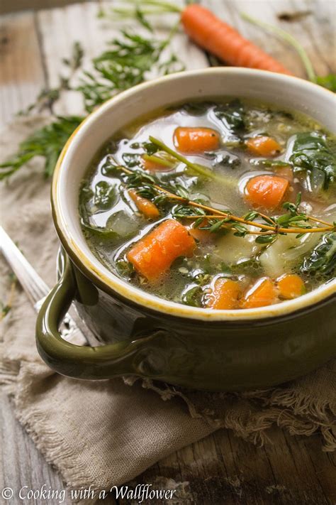 Winter Vegetable Soup - Cooking with a Wallflower