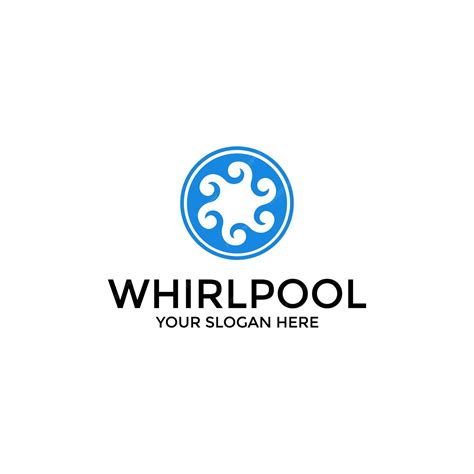 Premium Vector | Whirlpool logo design template download