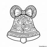 Beautiful Decorative Bell Coloring Page  Pagescom sketch template
