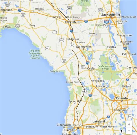 Old Florida towns on US-41 from Georgia Border to Tampa | Rainbow ...