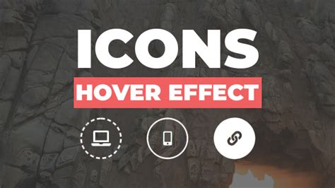 Awesome icons hover effect using only HTML & CSS - darkcode