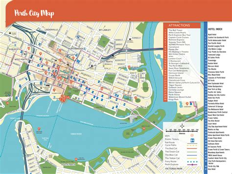 Perth Tourist Map