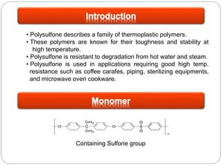 Polysulfone | PPT