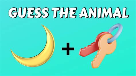 Guess The Animal By Emoji - YouTube