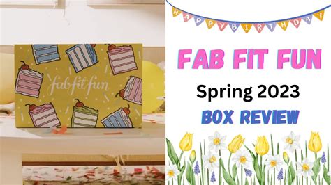 Fab Fit Fun Spring 2023 Full Box Review: Get Ready to Customize - YouTube