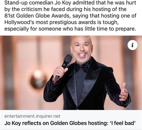 Jokoy - only had 10 days to prepare for Golden Globes : r/ChikaPH