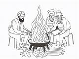 Festive Lag Baomer Coloring Page  sketch template