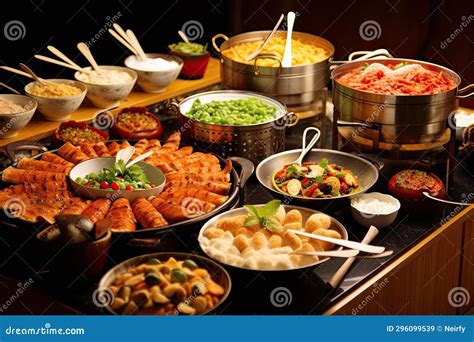 Arabic food buffet stock image. Image of bowl, gourmet - 296099539