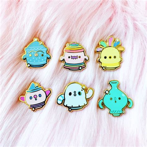 Gyroid Mini Enamel Pins Cute Kawaii Board Filler Pins Tiny | Etsy