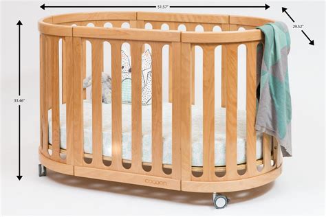 This 4-in-1 Convertible Crib, Bassinet, and Toddler Bed Grows With Your Baby