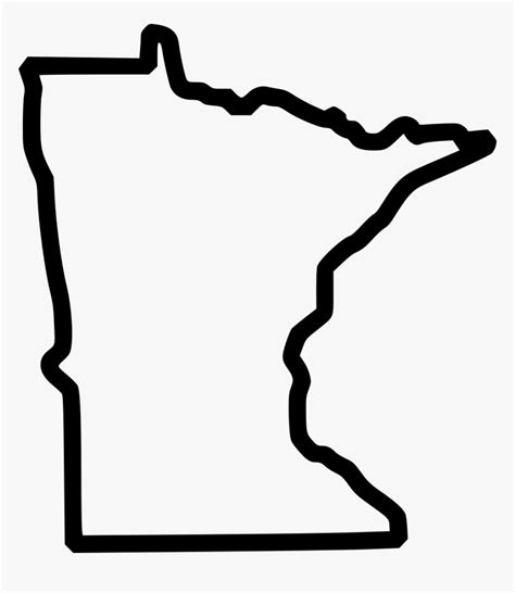 Minnesota State Outline Svg