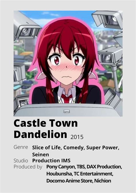 Castle Town Dandelion | Anime printables, Anime reccomendations, Anime