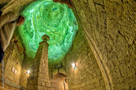 Paris Catacombs green ceiling detail Stock Photo | Adobe Stock