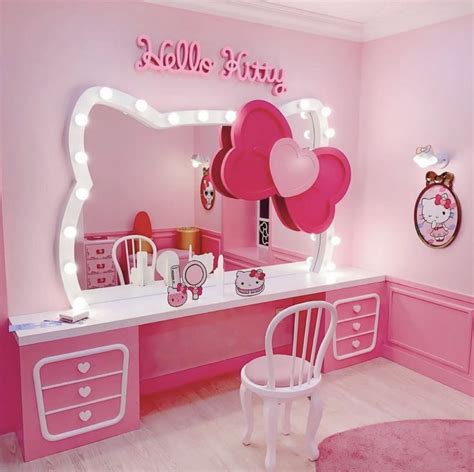 Pin by ʚ paige ɞ on · ⋆₊˚sanrio world ଘ(੭*ˊᵕˋ)੭ | Hello kitty bedroom ...