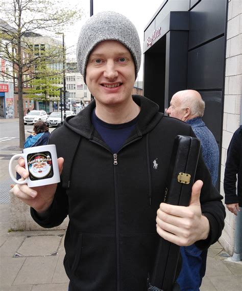 Neil Robertson - Australian snooker player - Santa Radio Mug Shot