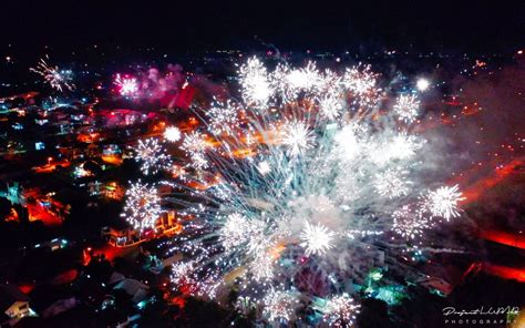 PHOTOS: 2019 New Year's Eve Fireworks Aerial View in the Philippines