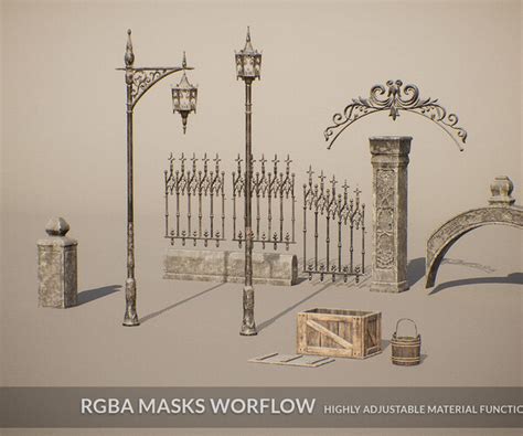 ArtStation - Gothic Graveyard Kit | Game Assets