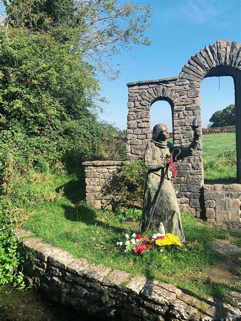 Statue of Brigid at Saint Brigid's Well, Kildare (Illustration) - World History Encyclopedia